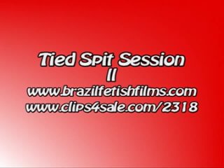 brazil fetish films - tied spit session 2