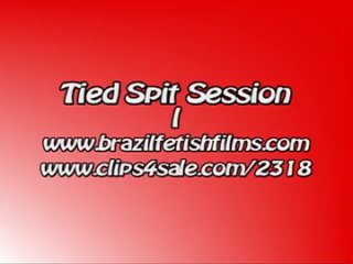 brazil fetish films - tied spit session 1