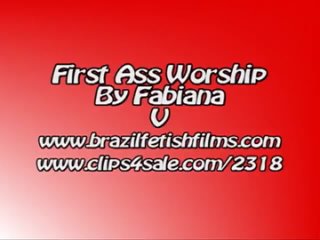 brazil fetish films - first ass worship by fabiana 5